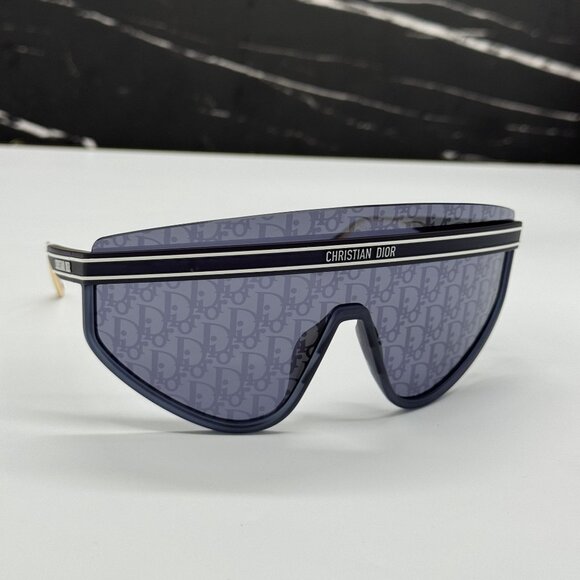NEW DIOR DIORCLUB M2U 31B8 SHIELD GOLD/BLUE UNISEX SUNGLASSES DIOR main image 12